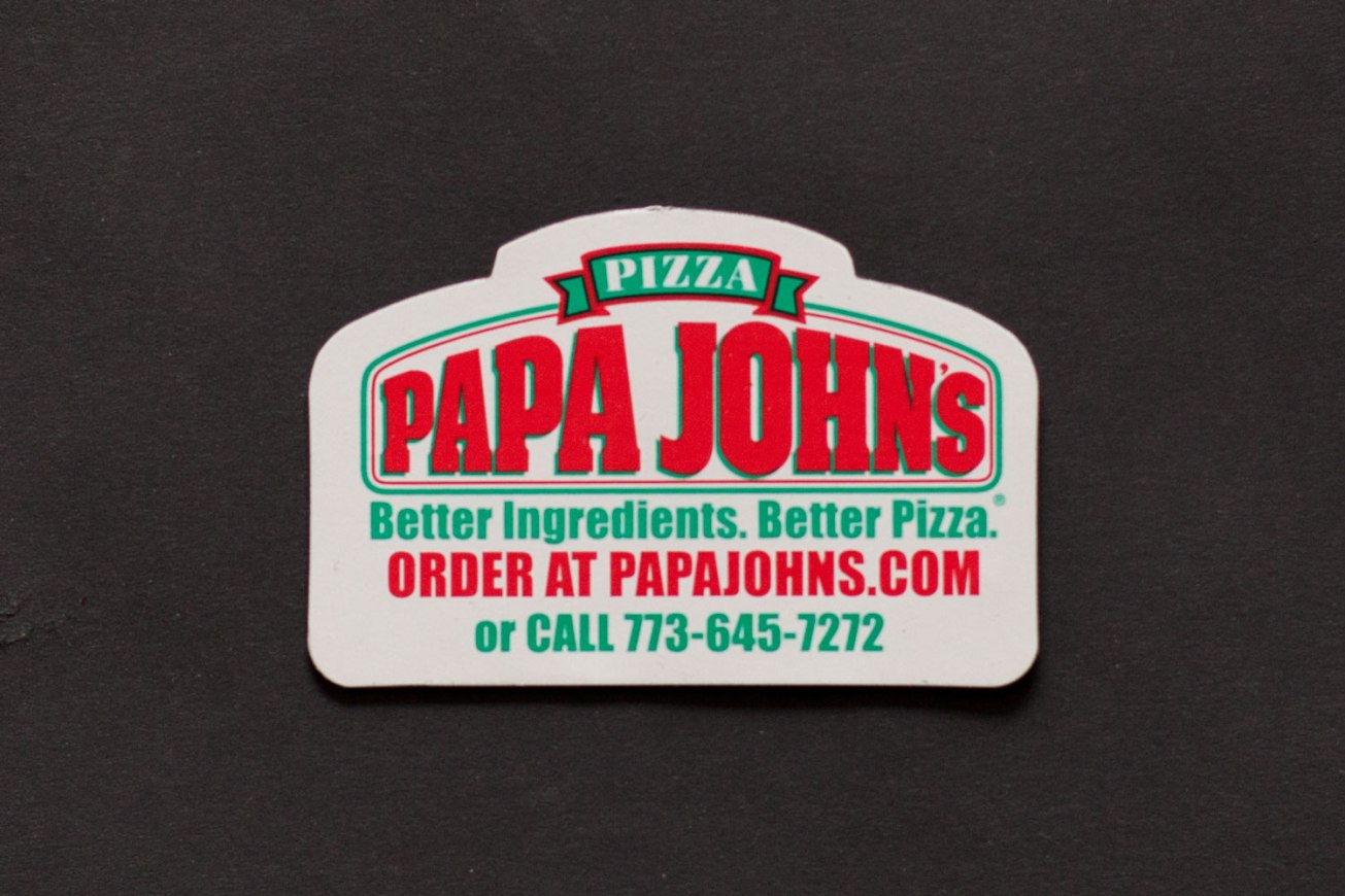 Papa John's Magnet