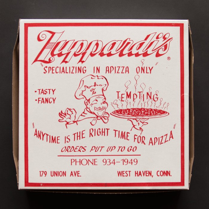 Zuppardi's Apizza Pizza Box