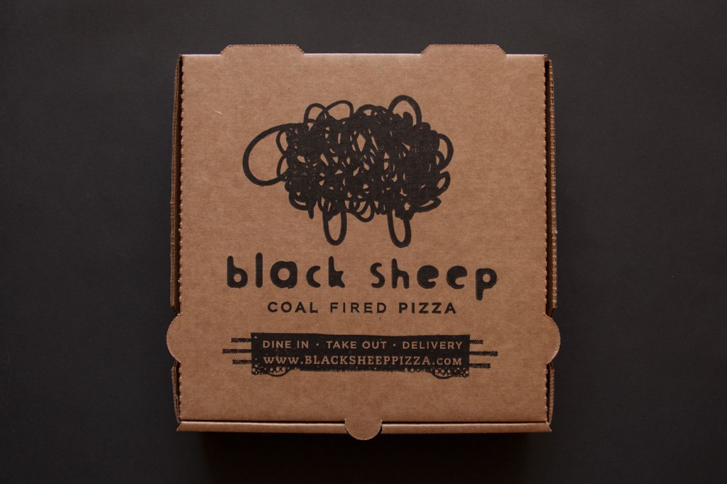 Black Sheep Pizza Box