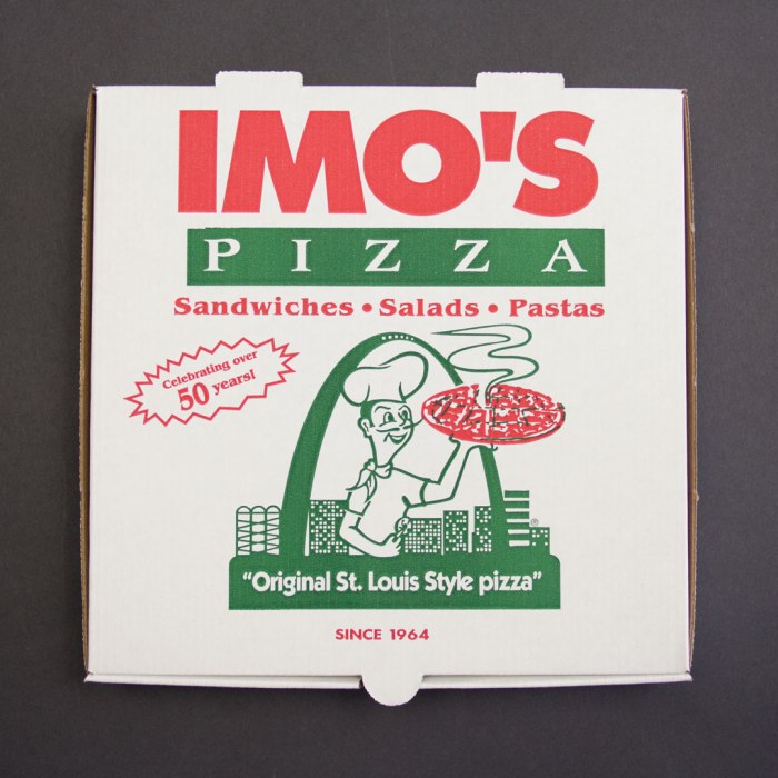 Imo's Pizza Box